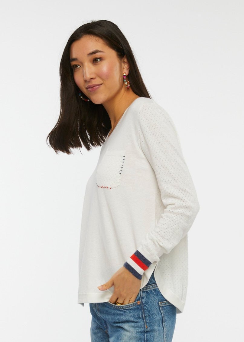 Stitch Pocket Sweater