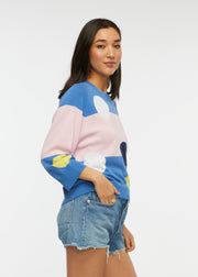 Spot-Stripe Sweater