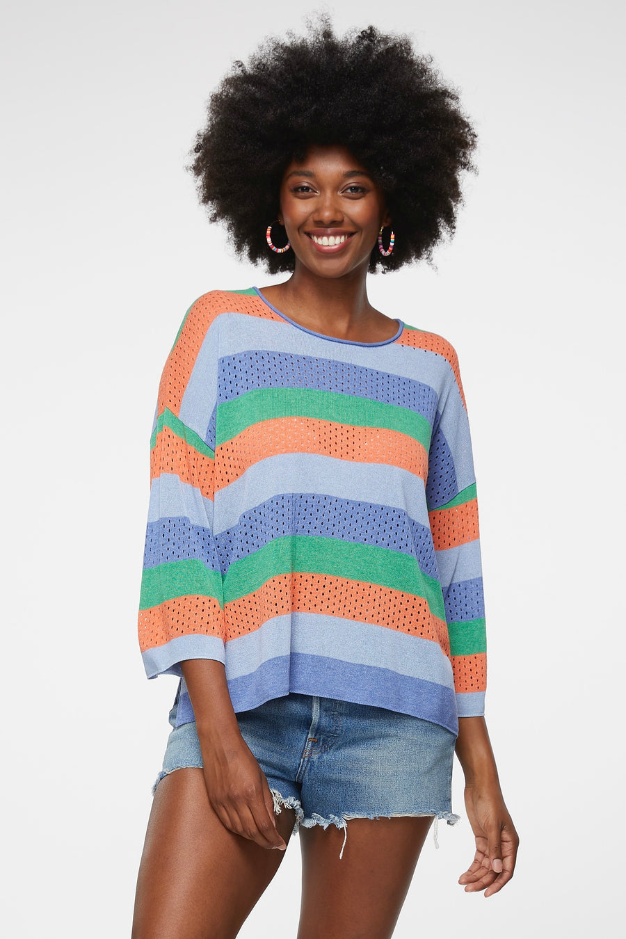 Striped Boxy Top