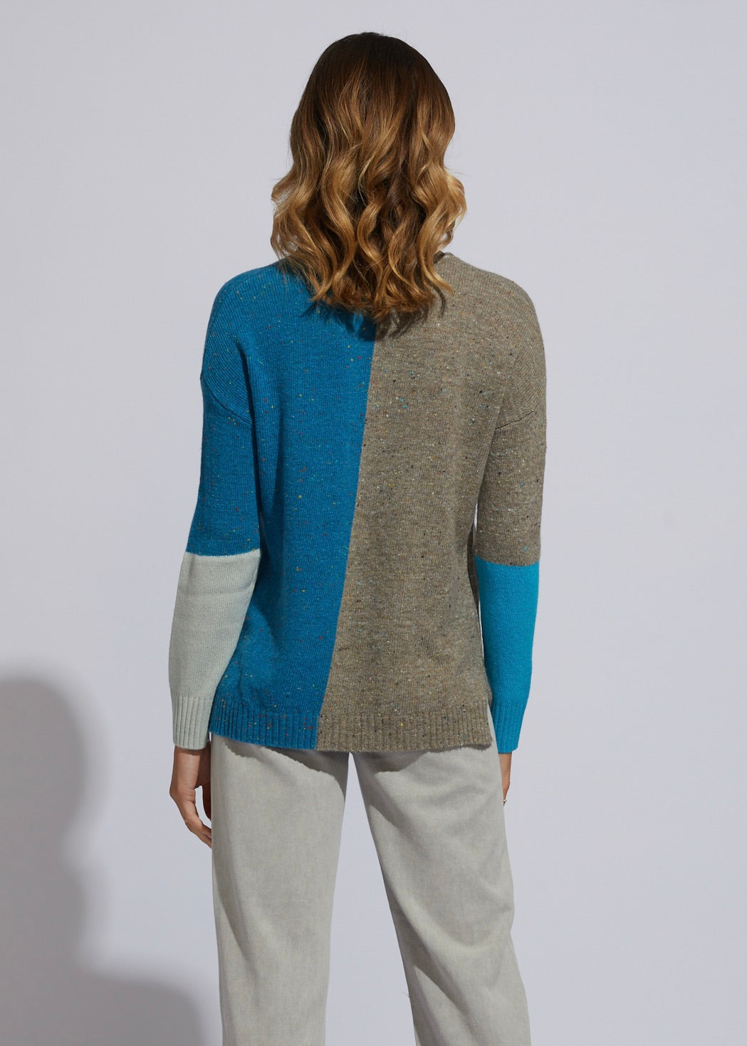 Intarsia Fleck Jumper