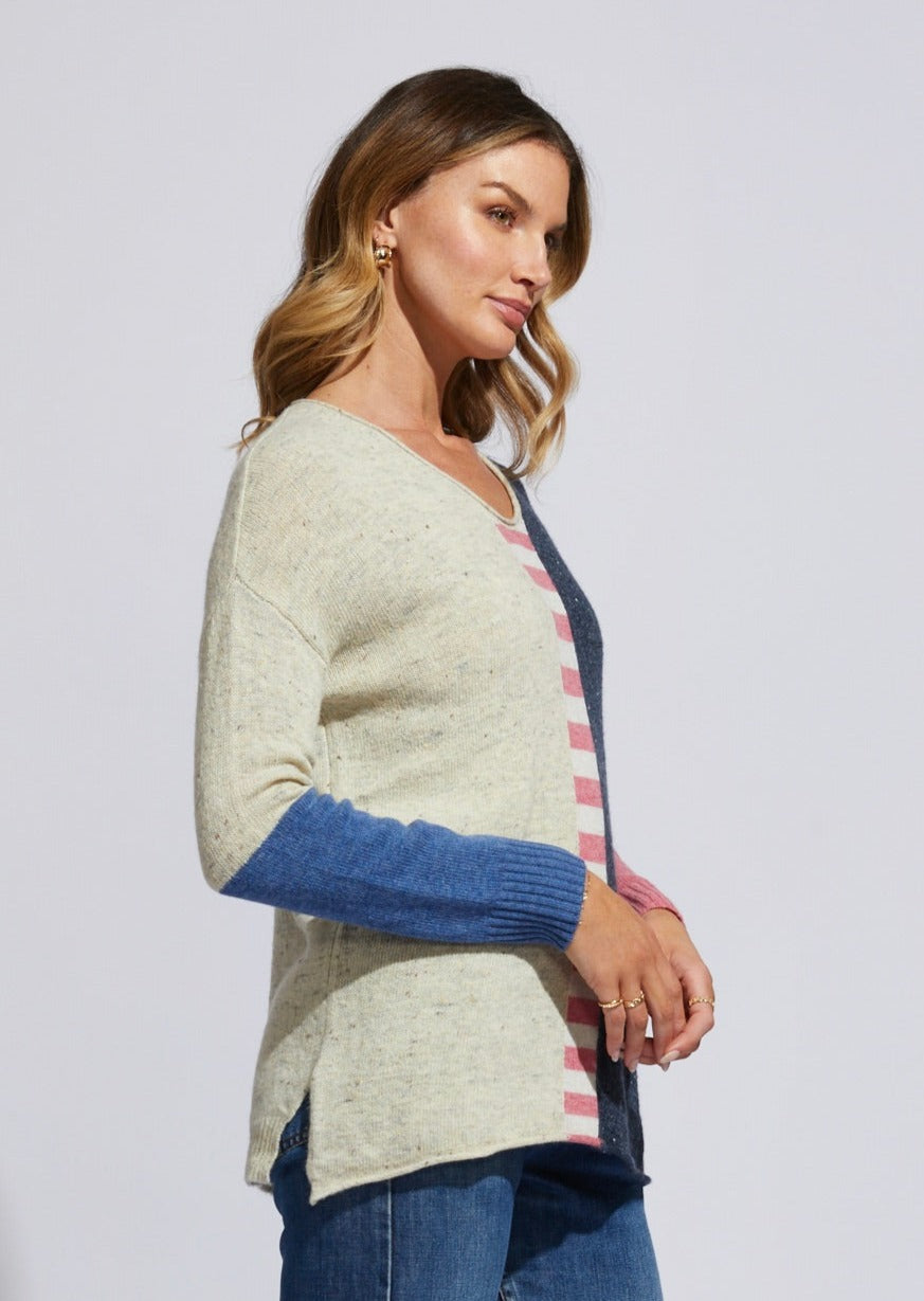 Intarsia Fleck Jumper