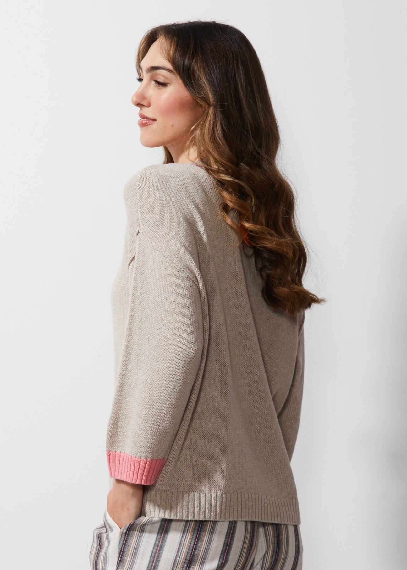 Chunky Linen Cardi