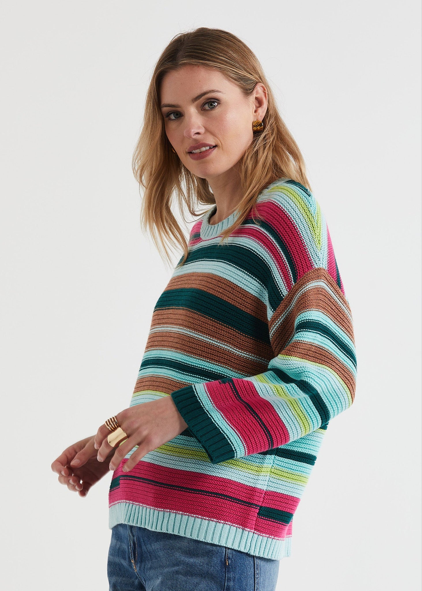 Multi Stripe Jumper