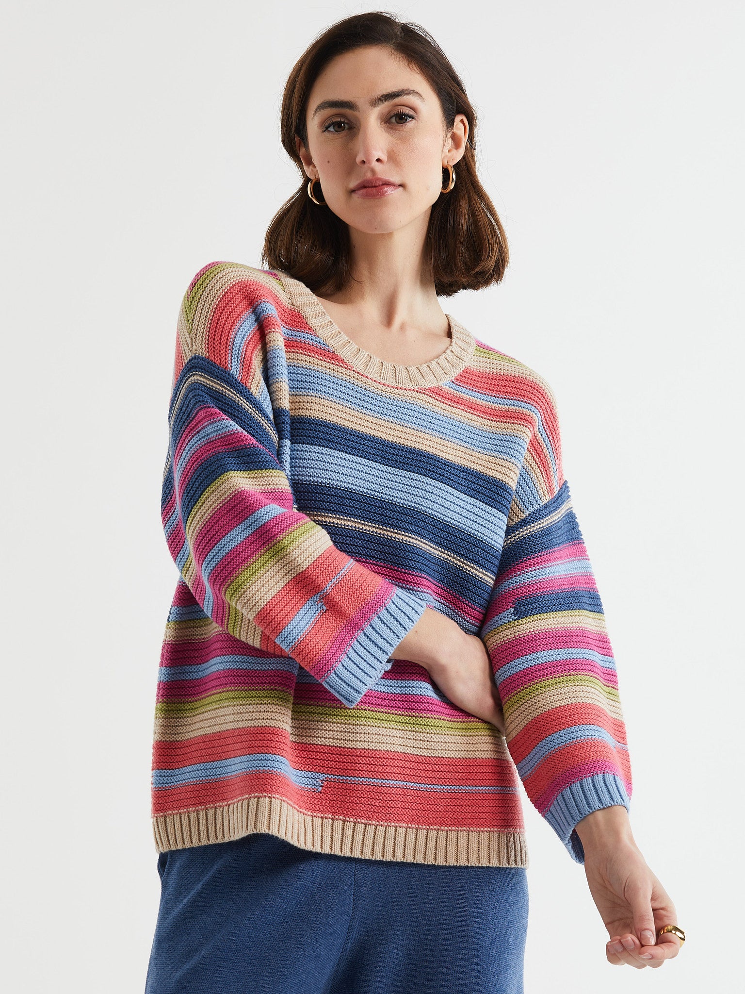 Multi Stripe Jumper