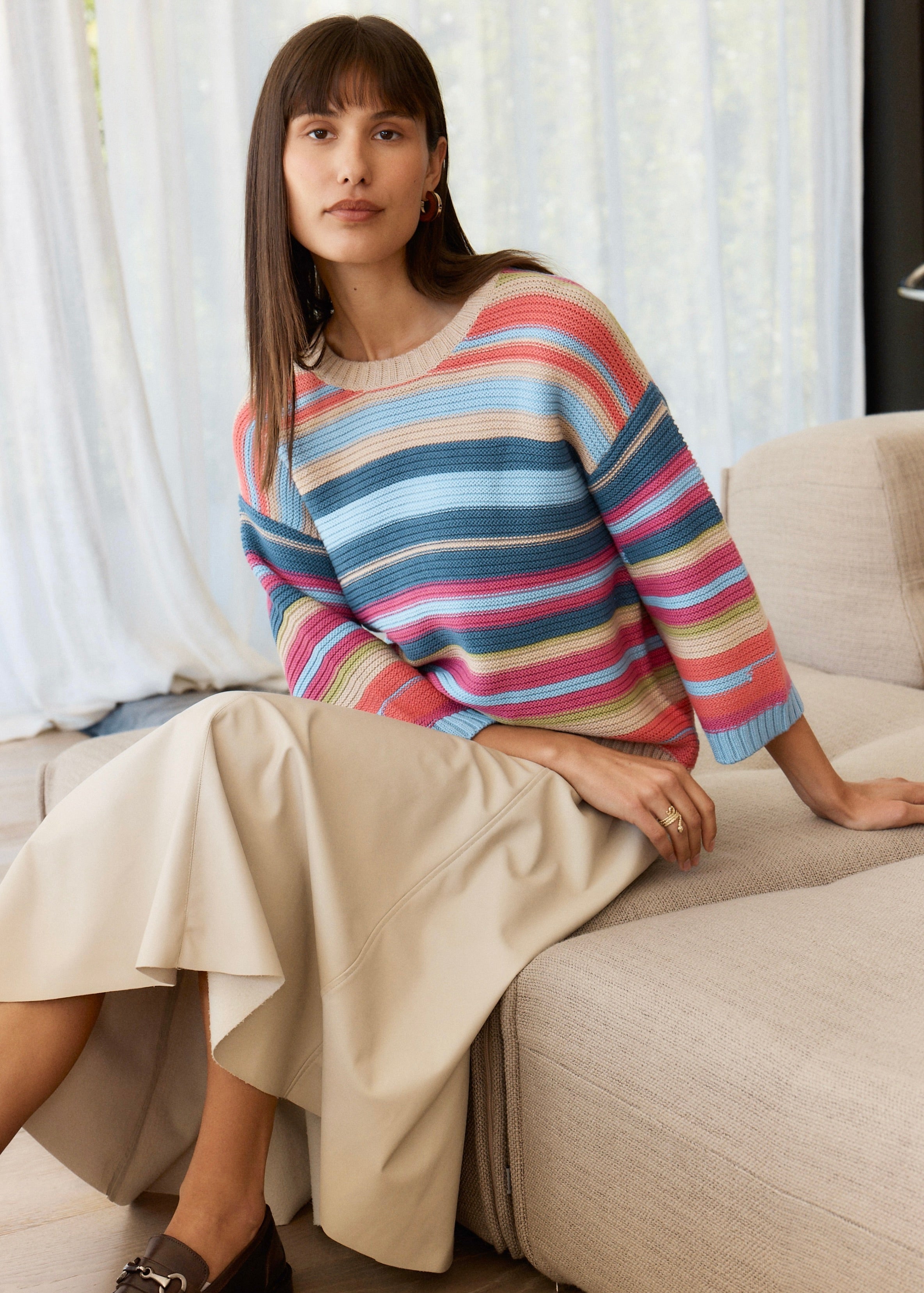 Multi Stripe Jumper