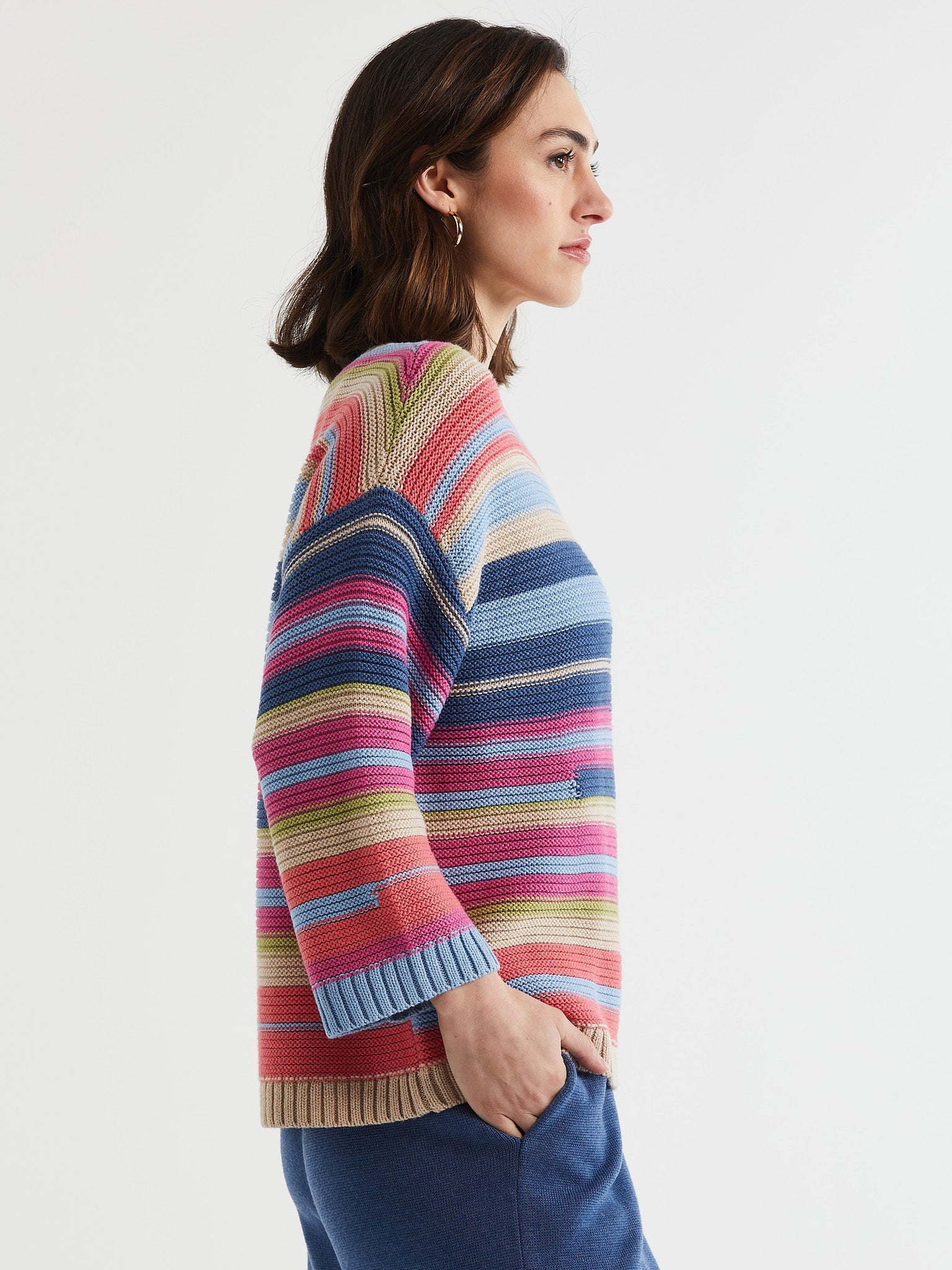 Multi Stripe Jumper