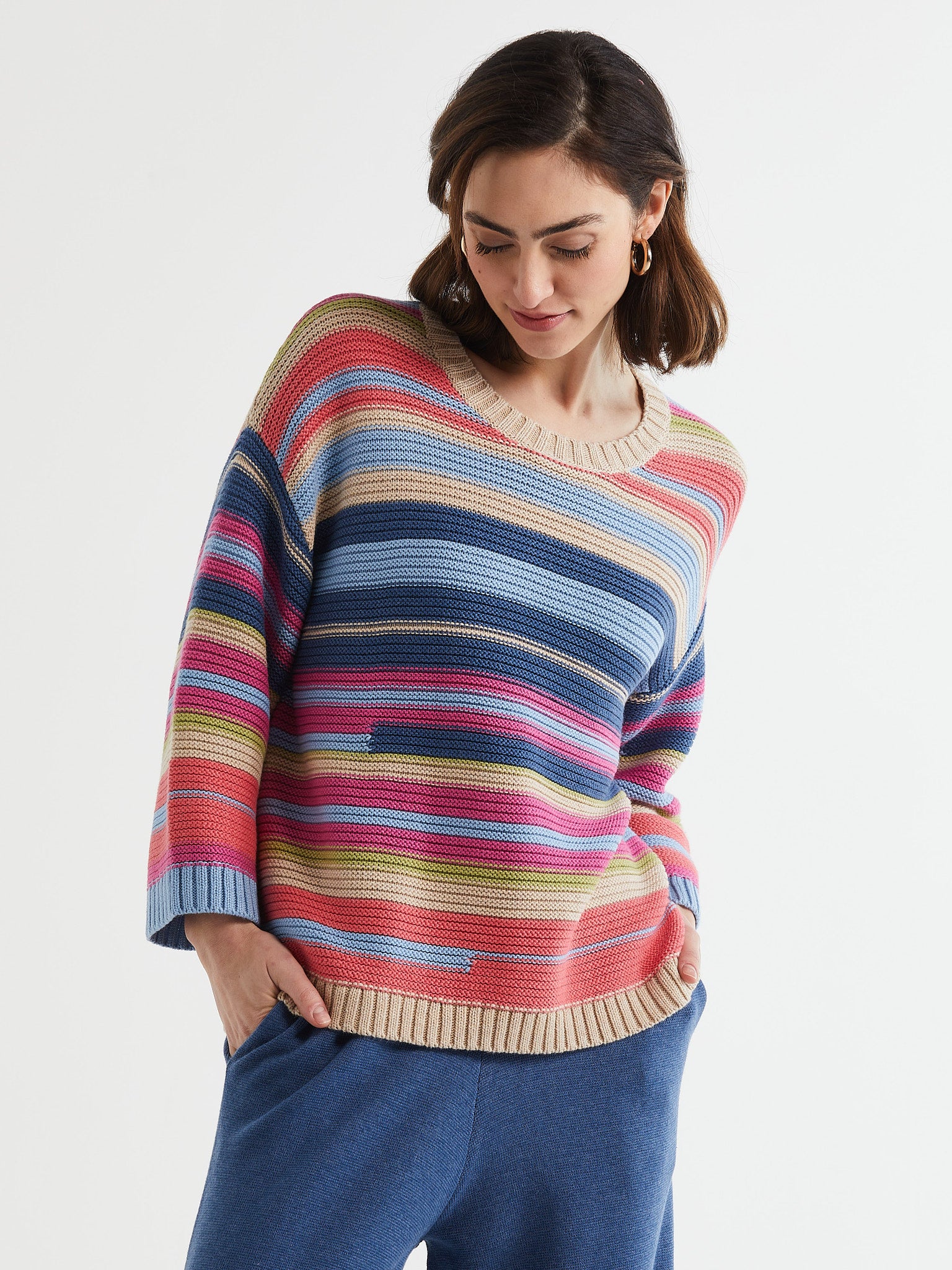 Multi Stripe Jumper