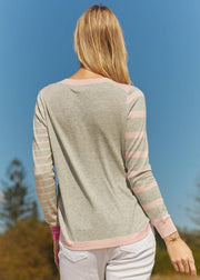 Stripe Sleeve Jumper