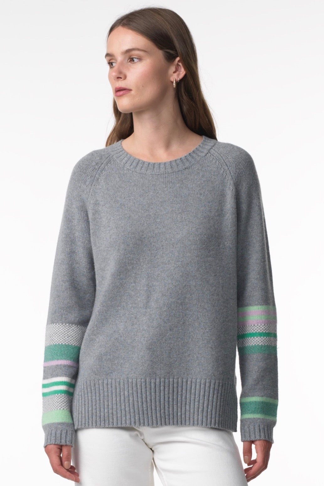 Birdseye Sleeve Sweater