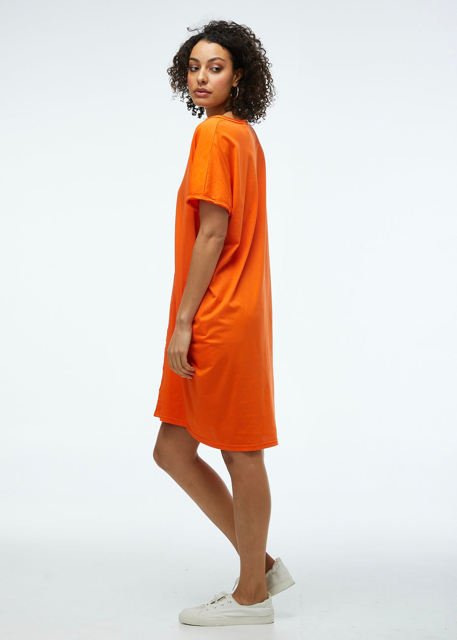 Raw Edge T Dress