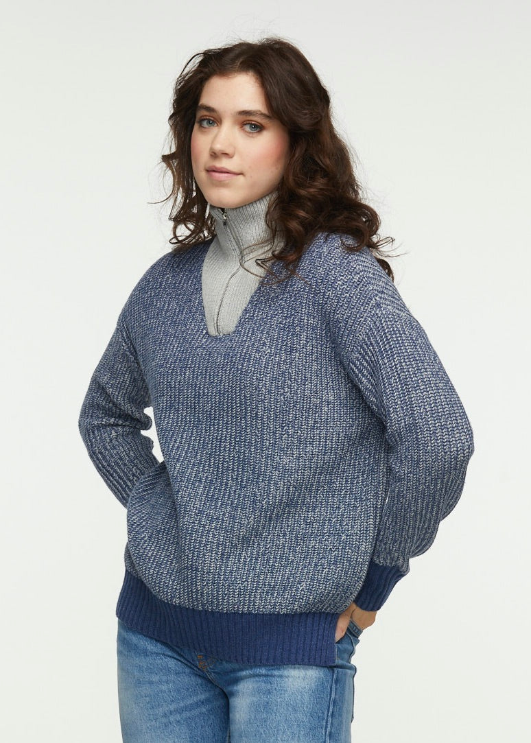 Zip Collar Sweater