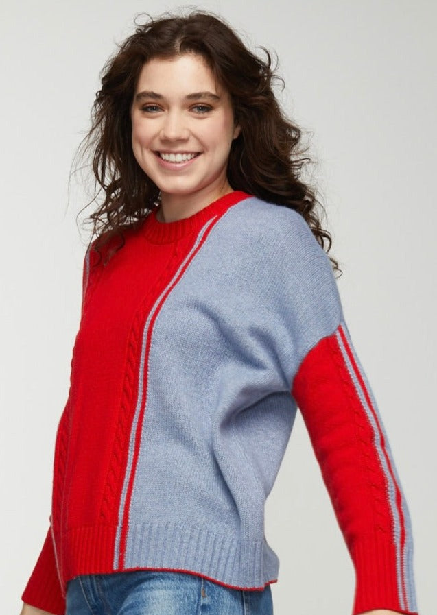 Cable Trim Sweater