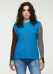 Colour Block Rib Sweater