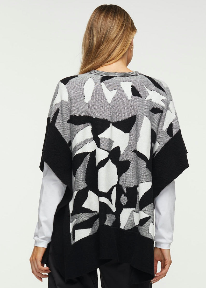 Jacquard Poncho