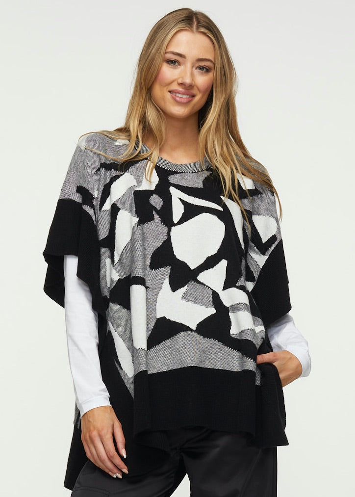 Jacquard Poncho