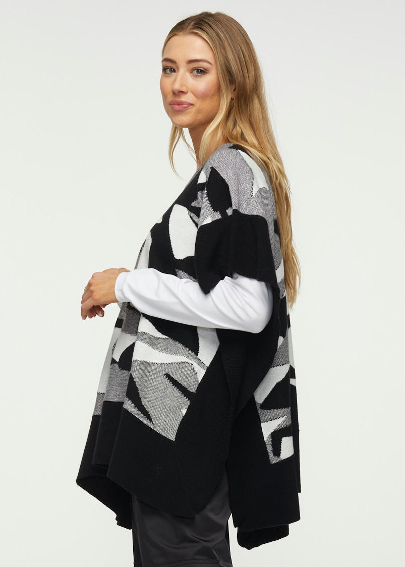 Jacquard Poncho