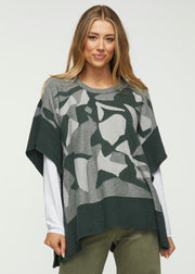 Jacquard Poncho