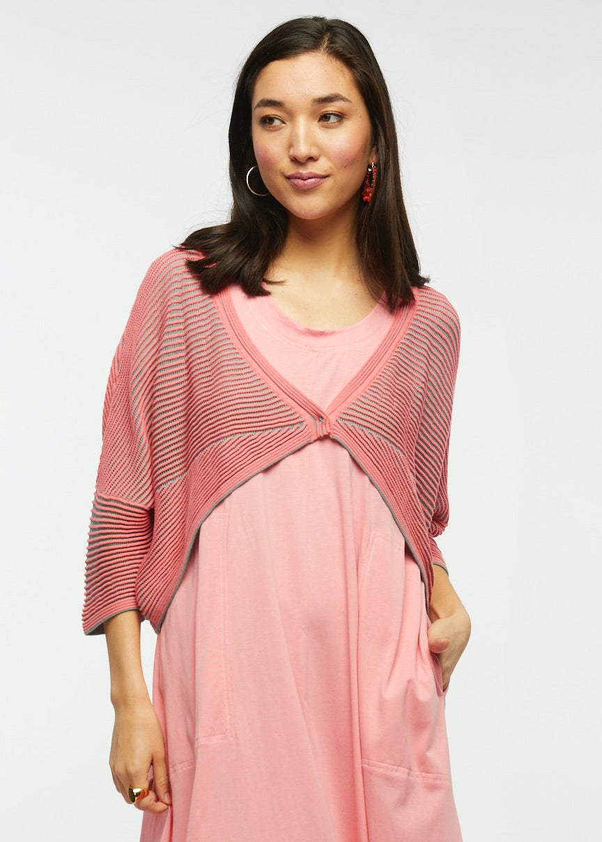 Variegated Striped Shrug