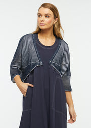 Variegated Striped Shrug