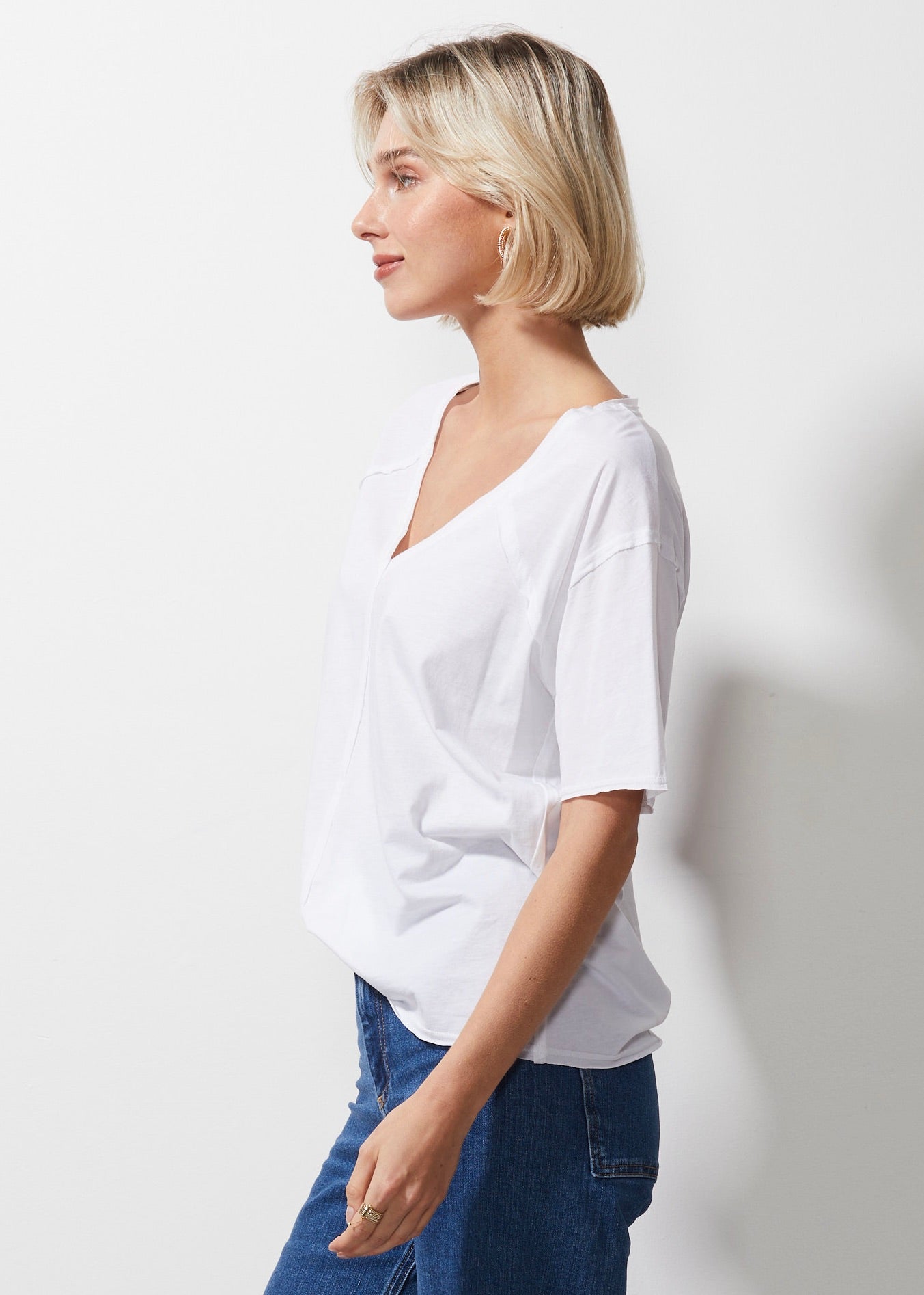 V Neck T