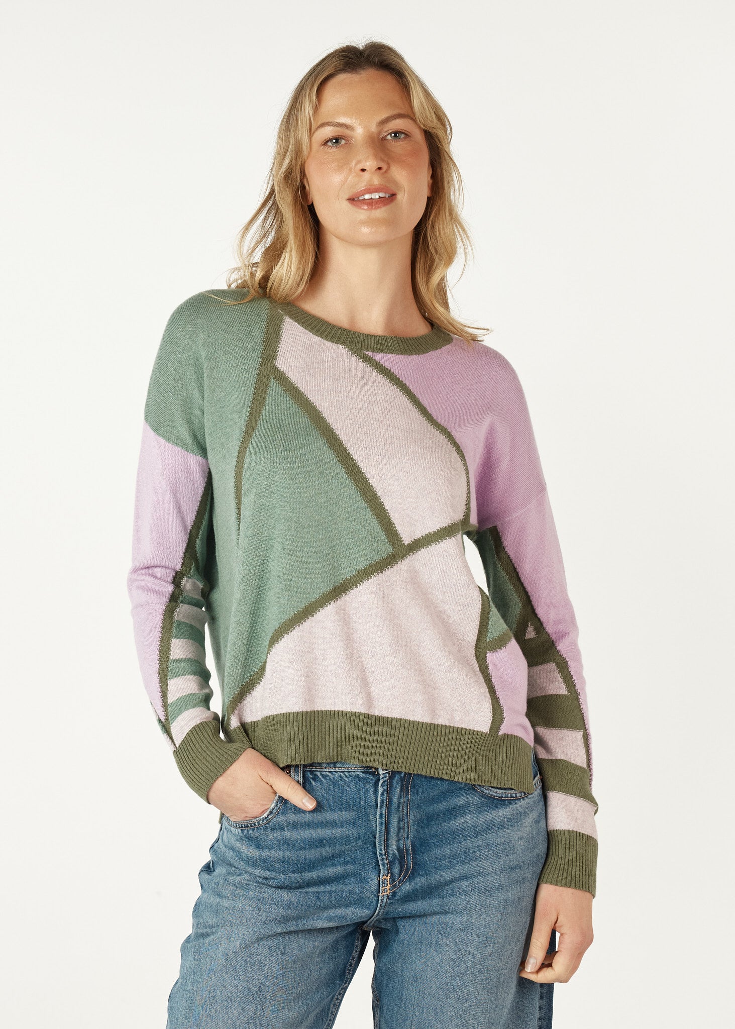 Mosaic Intarsia Jumper