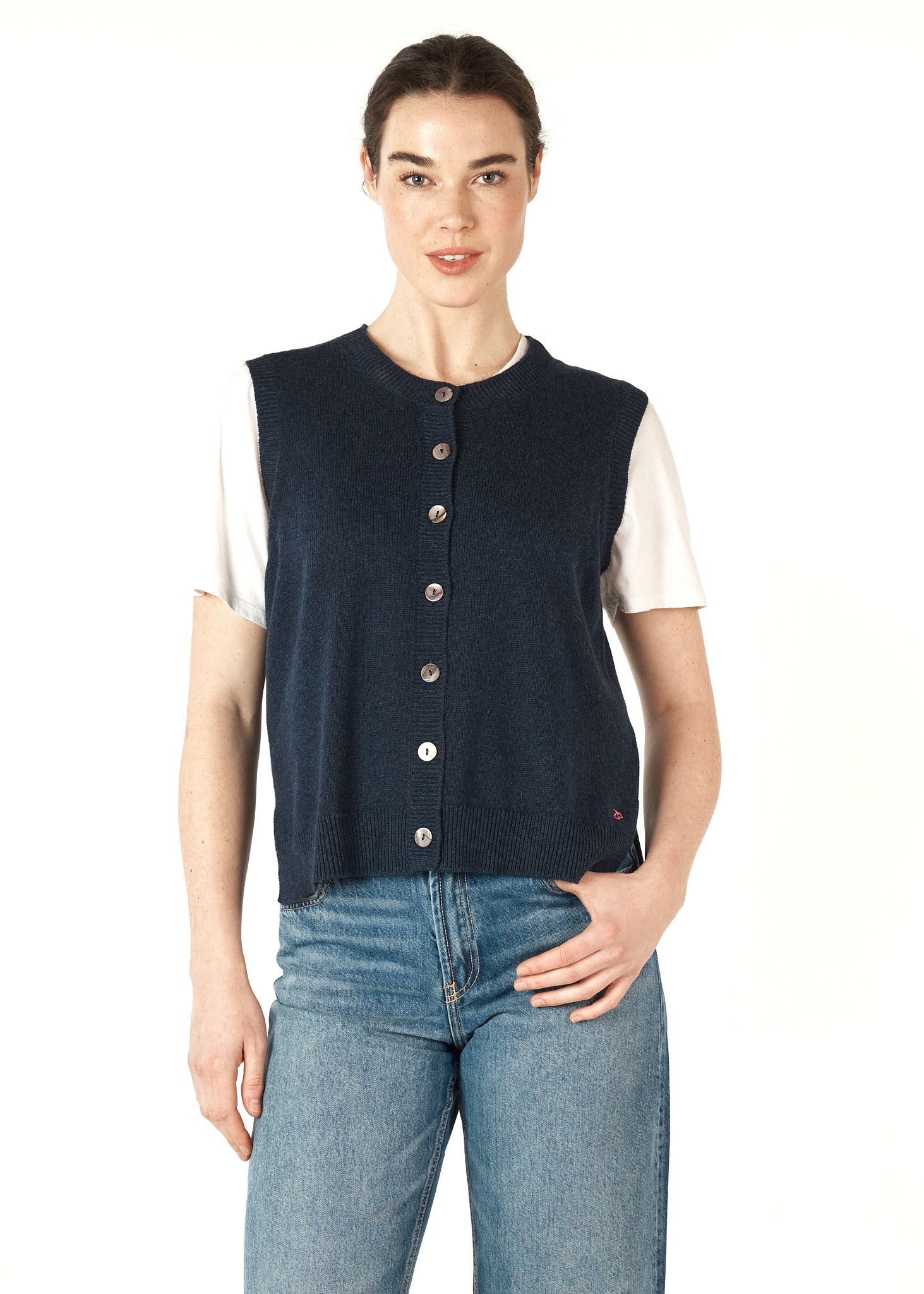 Essential Button Vest