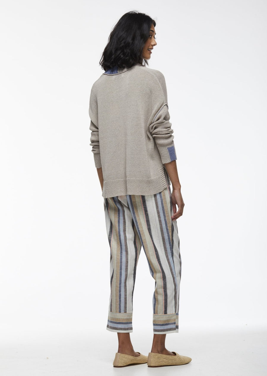 Linen Stripe Pant