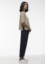 Textured Cotton Pants