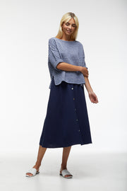 Cotton Crinkle Skirt