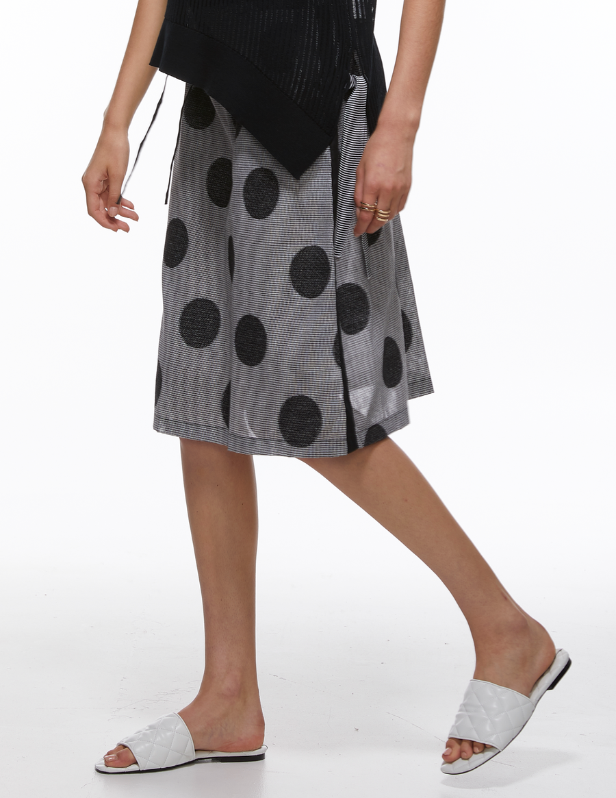 Spot A-Line Skirt