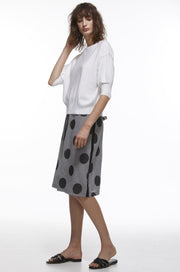 Spot A-Line Skirt