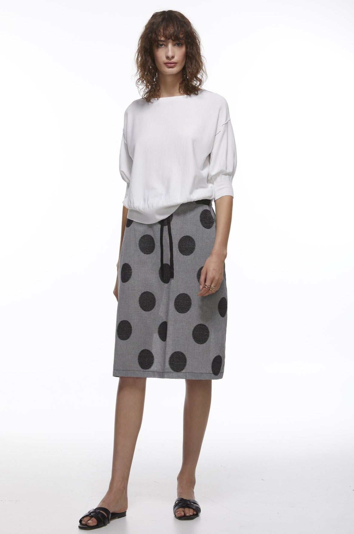 Spot A-Line Skirt