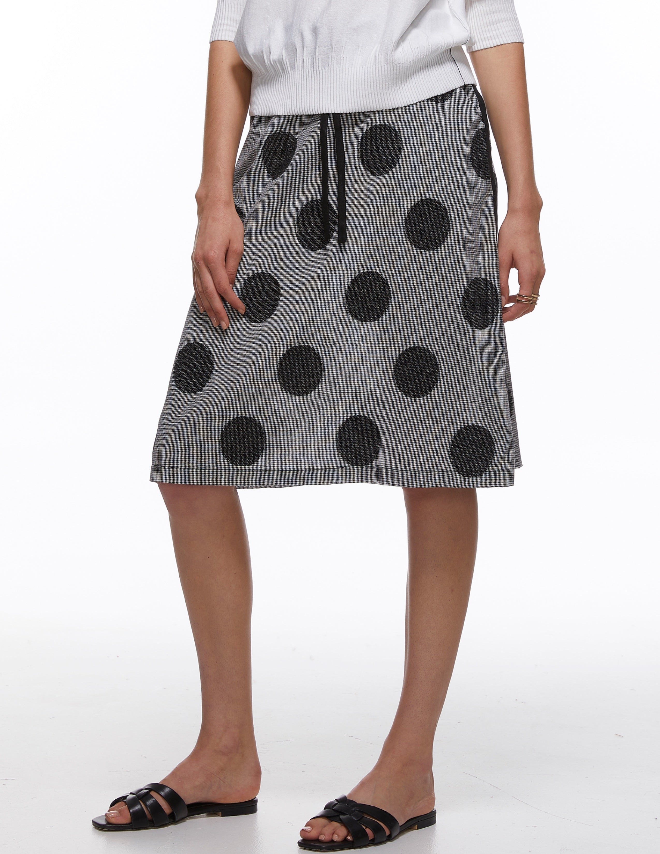 Spot A-Line Skirt