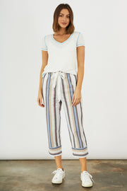 Linen Stripe Pant